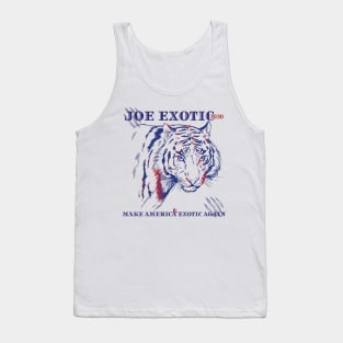 Funny Squatch King Threads Joe Exotic 2020 Make America Exotic Again Adult T-Shirt Tank Top